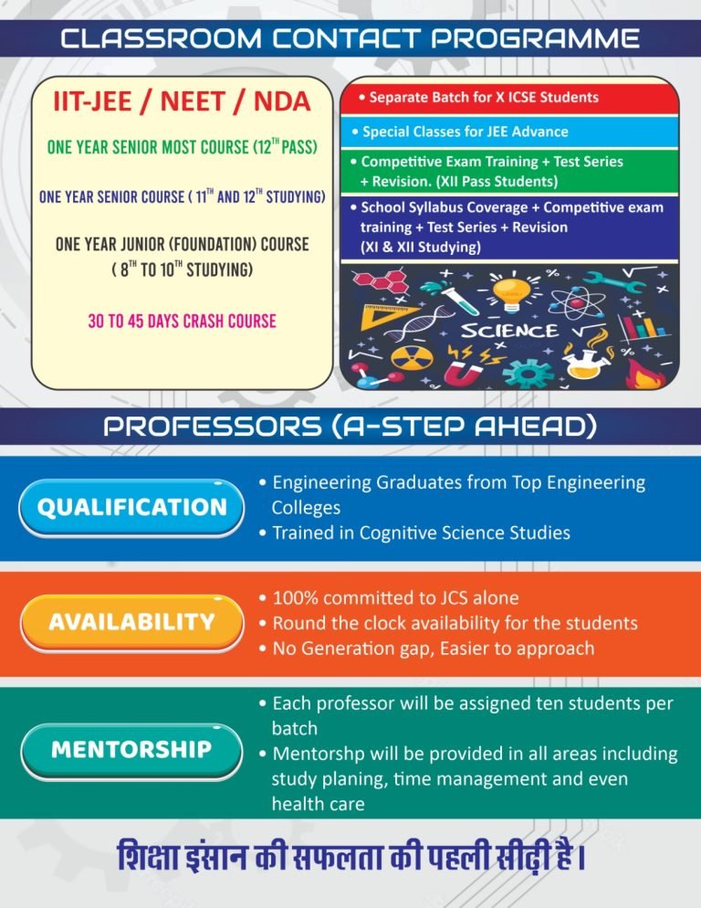Classroom Contact Programme